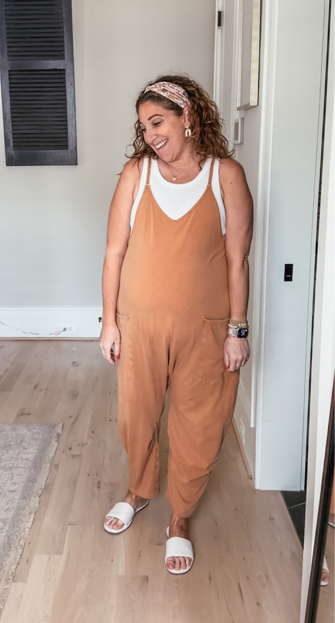 Spring ootd 
Bodysuit L / Jumper M / slides tts 

#LTKbump #LTKFind #LTKstyletip