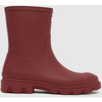 HUNTER BOOTS Downpour Short Boots in Burgundy | Schuh