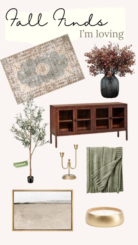 Fall finds, tv stand, buffet, traditional decor, olive tree, throw blanket, florals, area rug 

#LTKhome #LTKSeasonal #LTKsalealert