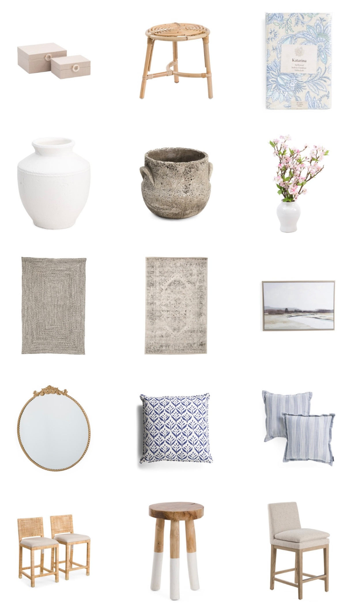 Home Decor at TJ Max
Comforters, rug, mirror, toss pillows, art, planter, spring florals, vessel, vase

#LTKfamily #LTKSeasonal #LTKhome