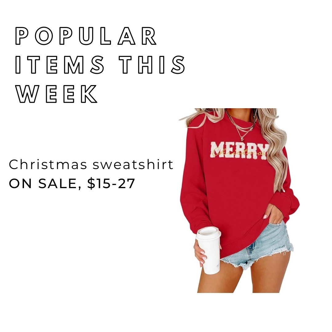 $22, ON SALE - get one now for next year, this is so cute and comes in other colors.  


#christmassweatshirt #salefinds #amazon #budgetfriendly #holidaysweatshirt #under25 

#LTKU #LTKOver40 #LTKSeasonal #LTKSaleAlert #LTKFindsUnder50 #LTKGiftGuide