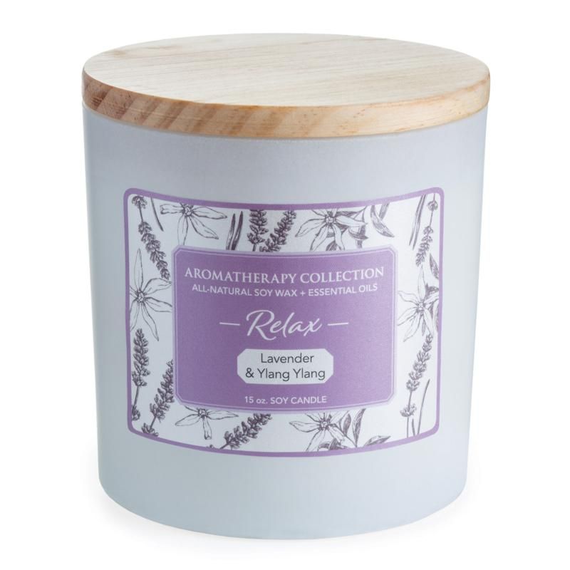 Candle Warmers Relax Aromatherapy 15 oz. Soy Wax Candle | HSN