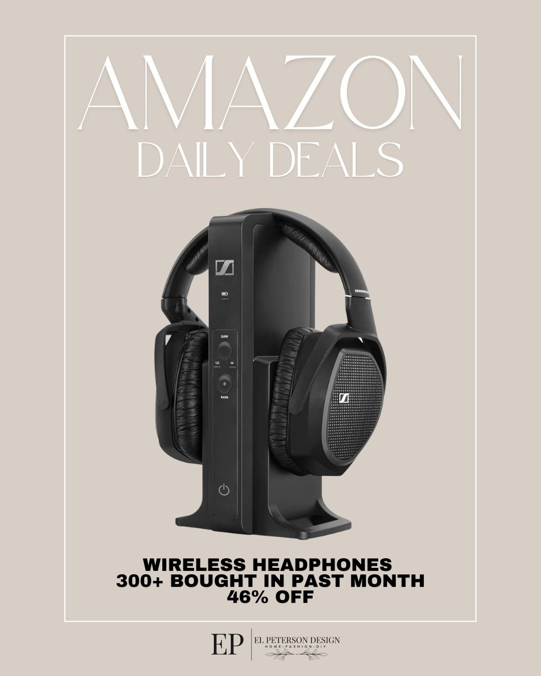 Amazon
Daily Deals
Wireless headphones 

#LTKSaleAlert
