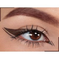 Matte Brown Cake Eyeliner With Applicator Brush - Water Activated Eyeliner - Vegan Friendly, Cruelty Free | Etsy (US)