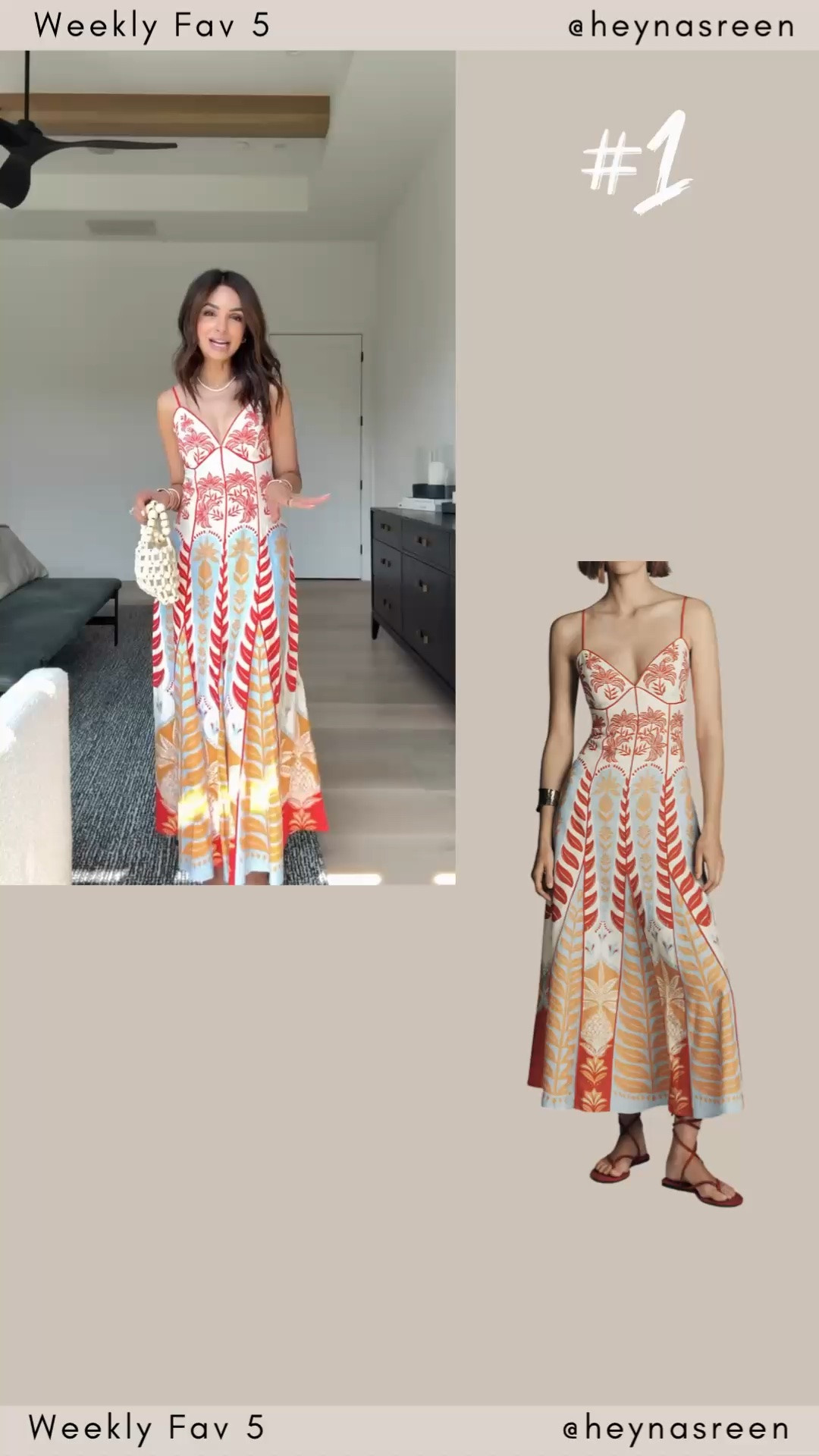 Fav 5:
#1: Farm Rio dress from Anthropologie