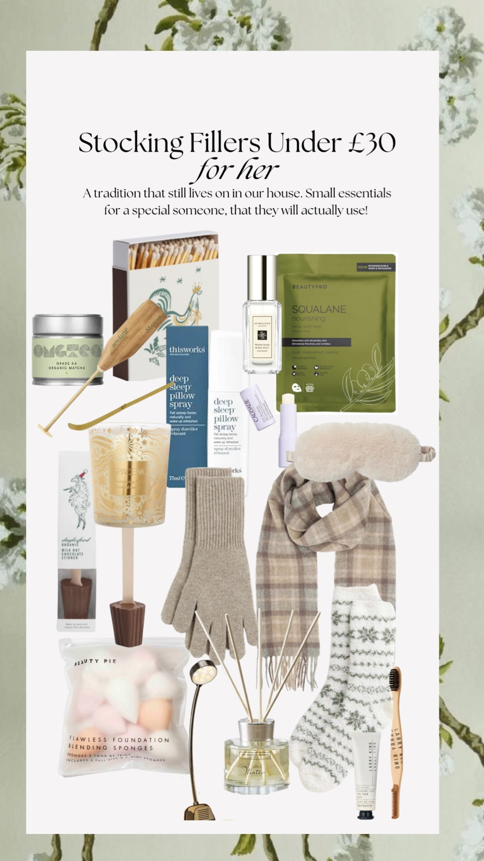 Stocking Fillers for Her under £30 

#LTKCyberWeek #LTKwinter #LTKsale