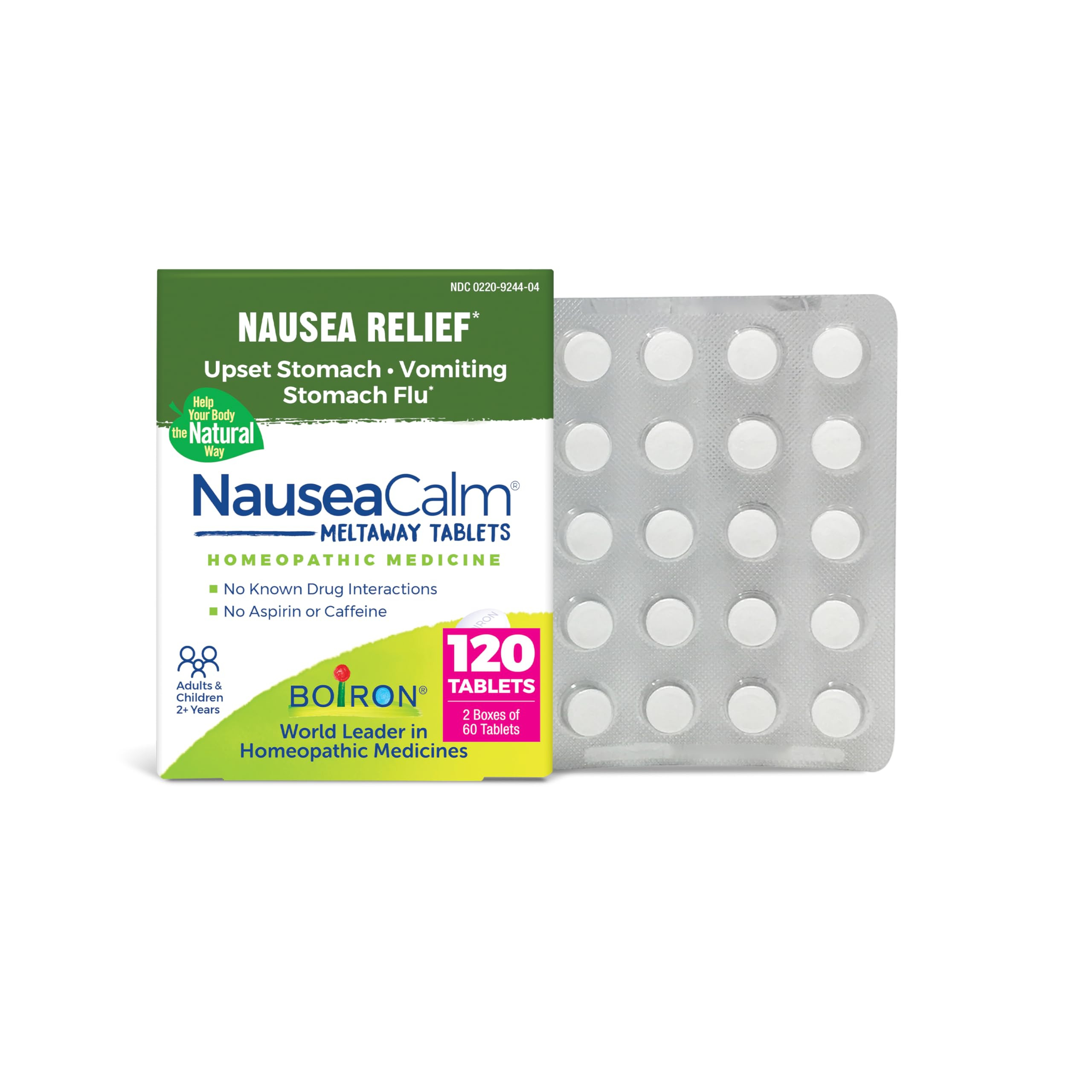 Boiron NauseaCalm Relief for Upset Stomach, Nausea, and Vomiting Due to Stomach Flu, Overindulgen... | Amazon (US)