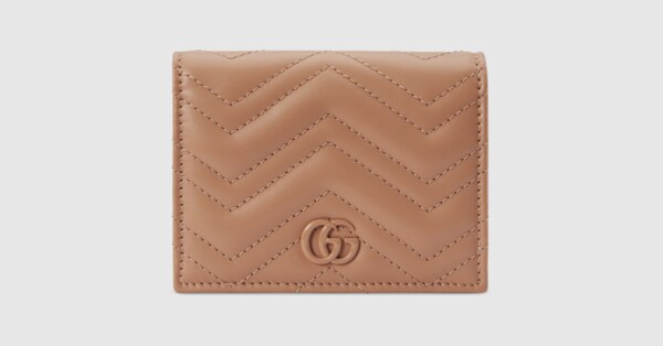 GG Marmont matelassé card case wallet | Gucci (US)