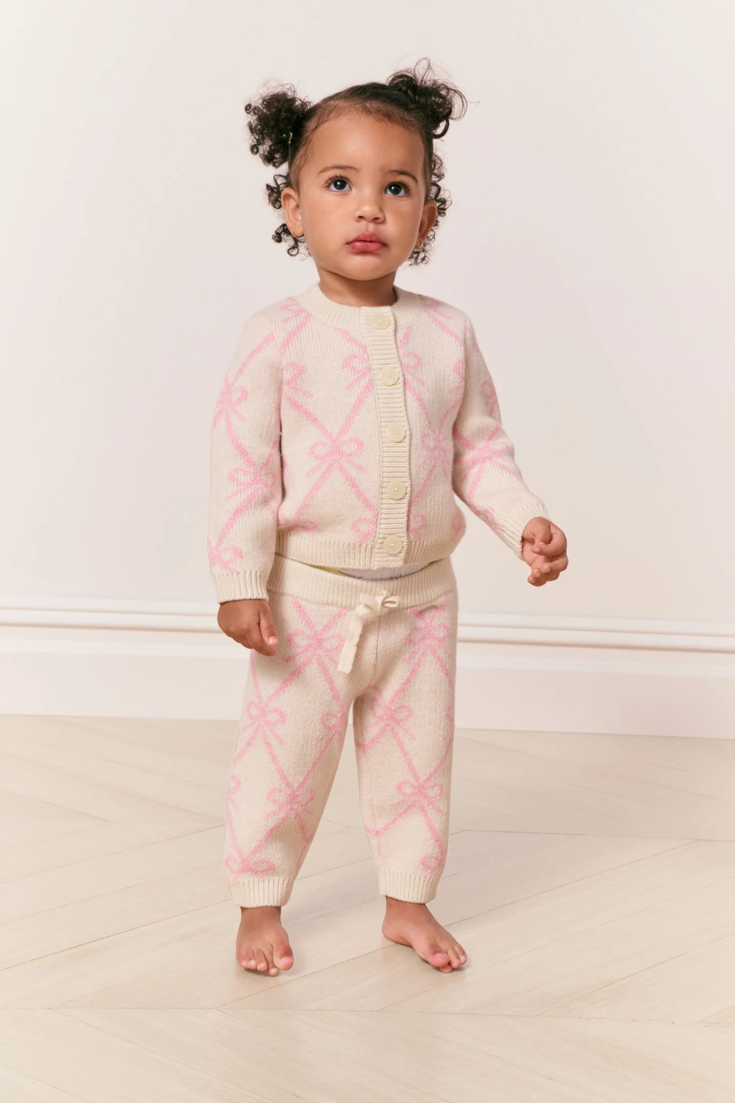 Baby Herra Knit Bow Pants | LoveShackFancy
