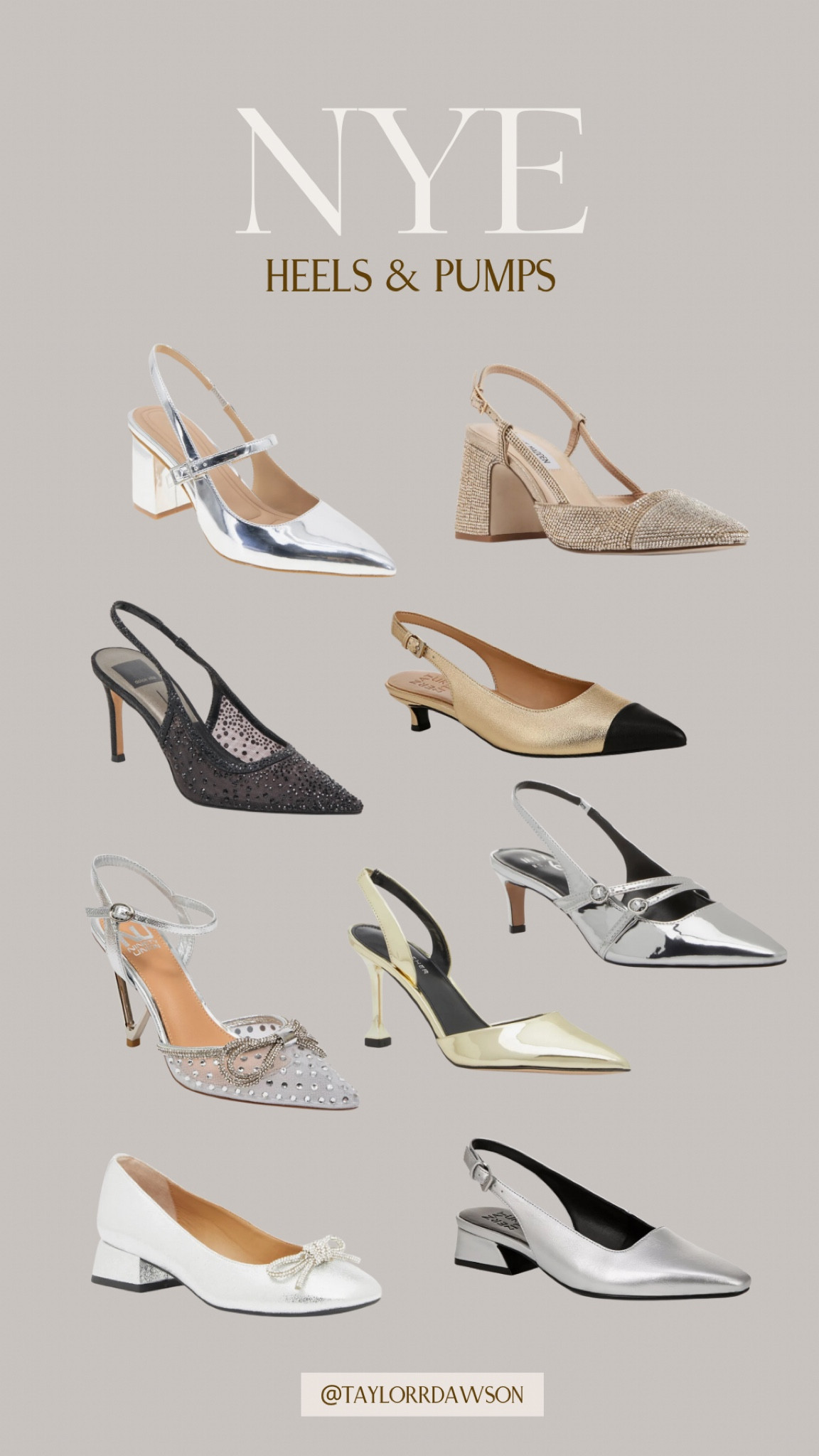 New Year’s Eve heels and pumps!

nye, nye shoes, silver pumps, gold pumps, sparkely pumps, shimmery heels, holiday heels, holiday shoes

#LTKHoliday #LTKShoeCrush #LTKSeasonal