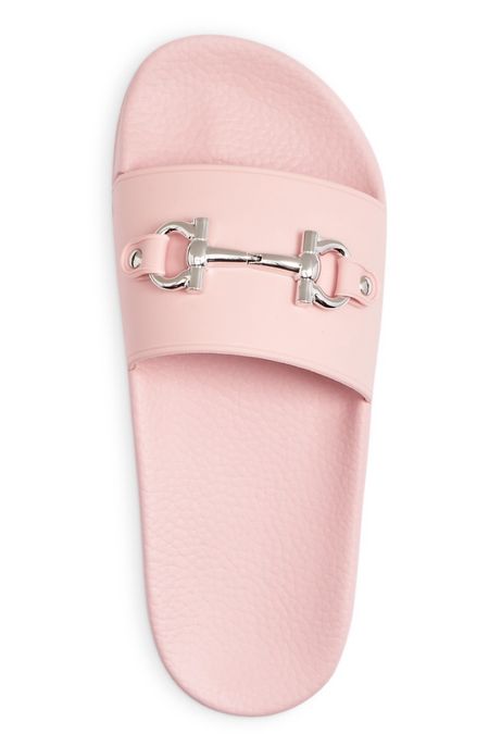 Powder pink ferragamo slide sandals on sale for the holidays at Bloomingdales!

#LTKCyberweek #LTKHoliday #LTKGiftGuide