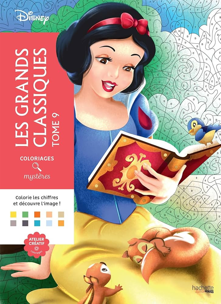 Coloriages mystères Disney - Les Grands classiques Tome 9 | Amazon (US)