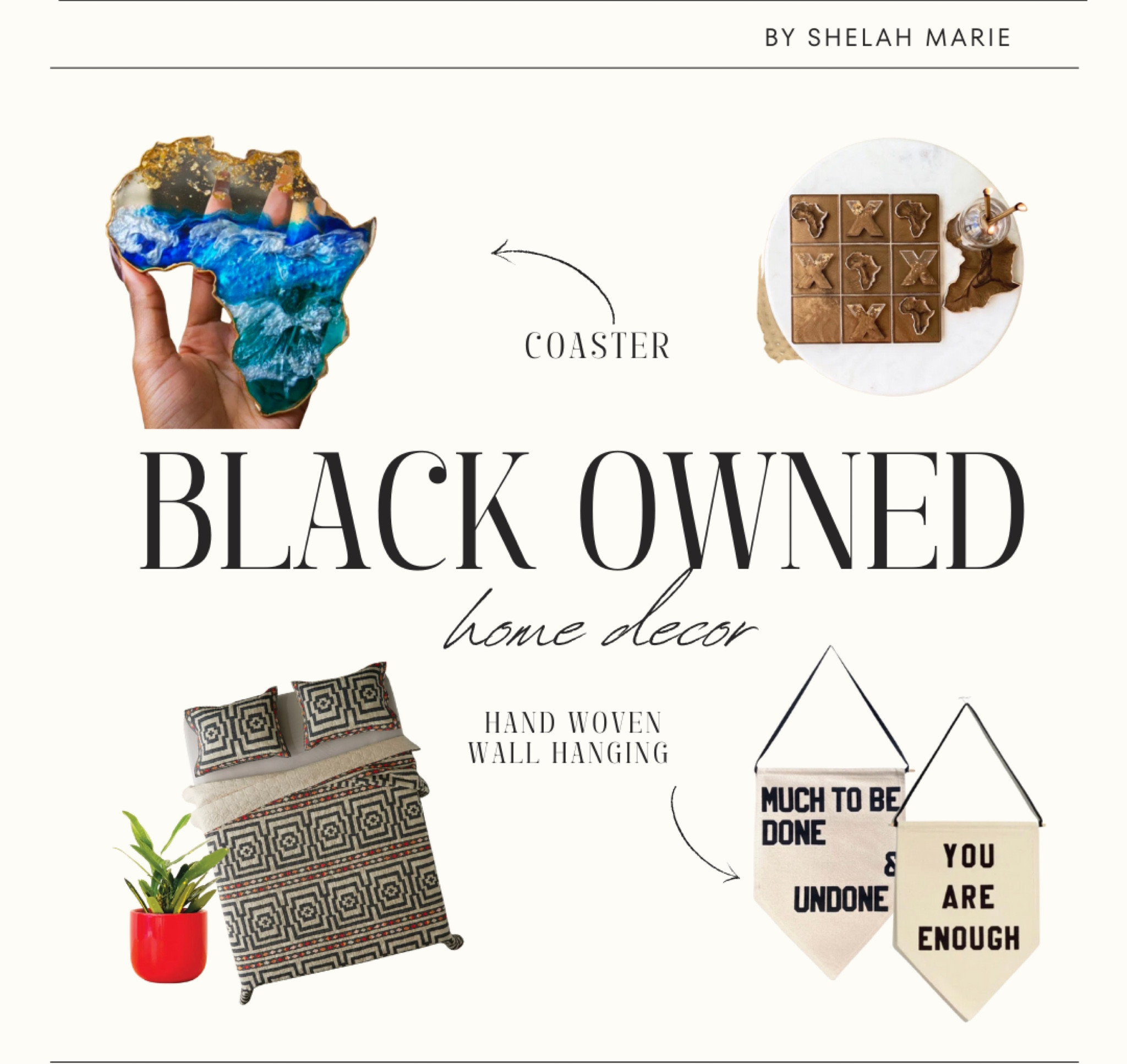 #BlackOwned home decor edit. ✨