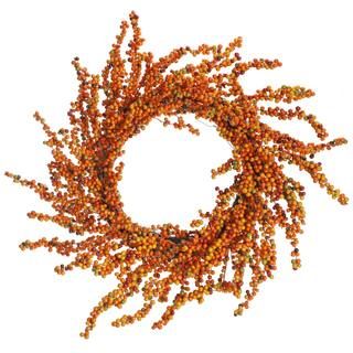 24" Orange Berry Wreath by Ashland® | Michaels Stores