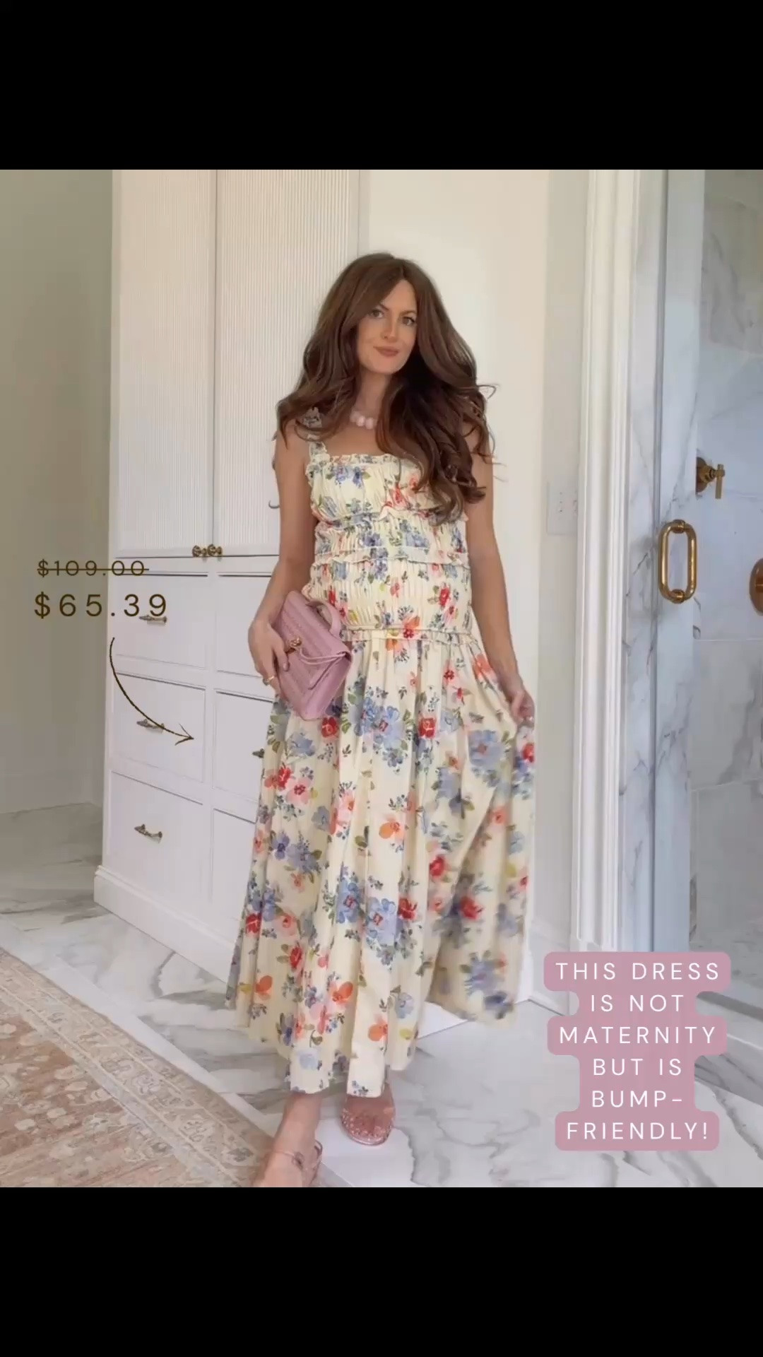 Summer dress on major sale - and it’s bump-friendly, too! 💕

#LTKootd #LTKSaleAlert