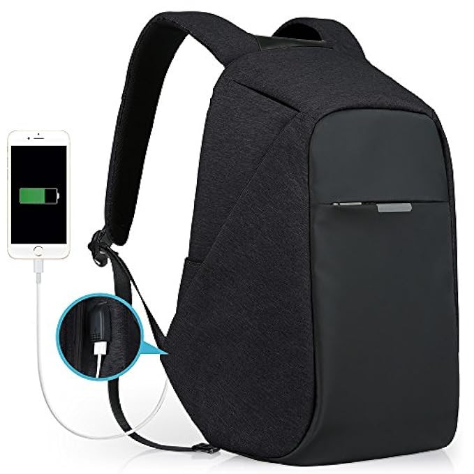Theft Proof Backpack, Anti-Theft Travel Backpack, Hidden Zipper Bag with USB Charging Port, Water Re | Amazon (US)