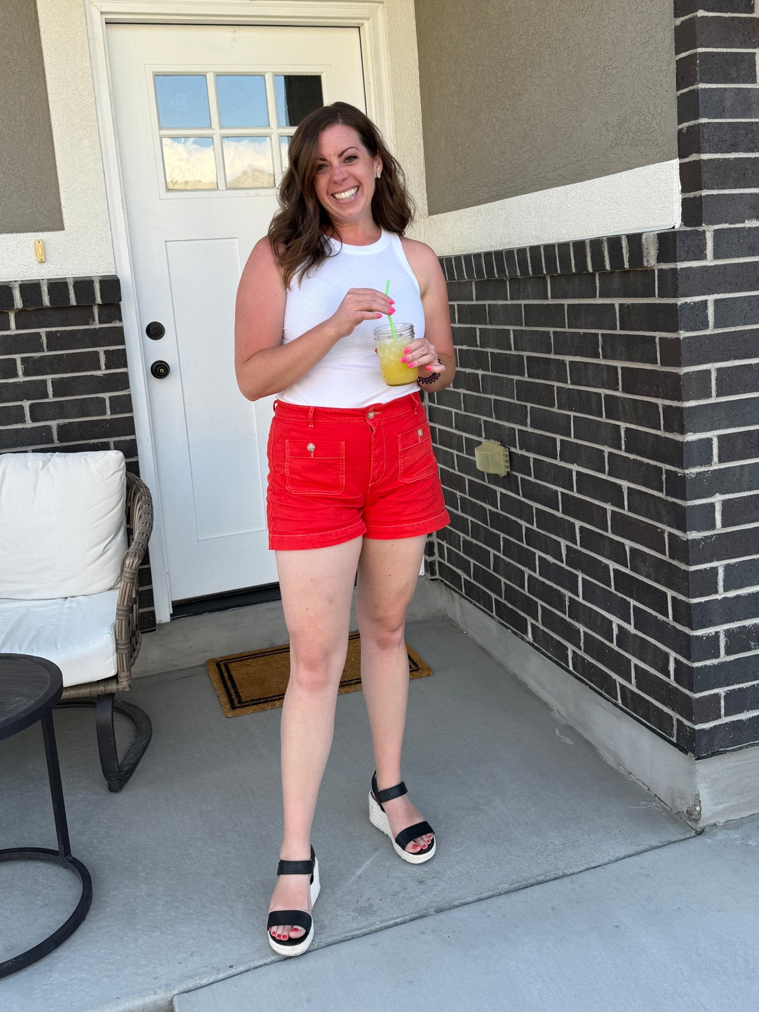 How can you not love these bright shorts? These shorts are comfy, great for the fourth, and a great length. In an 8. 

#LTKFindsUnder50 #LTKShoeCrush #LTKMidsize