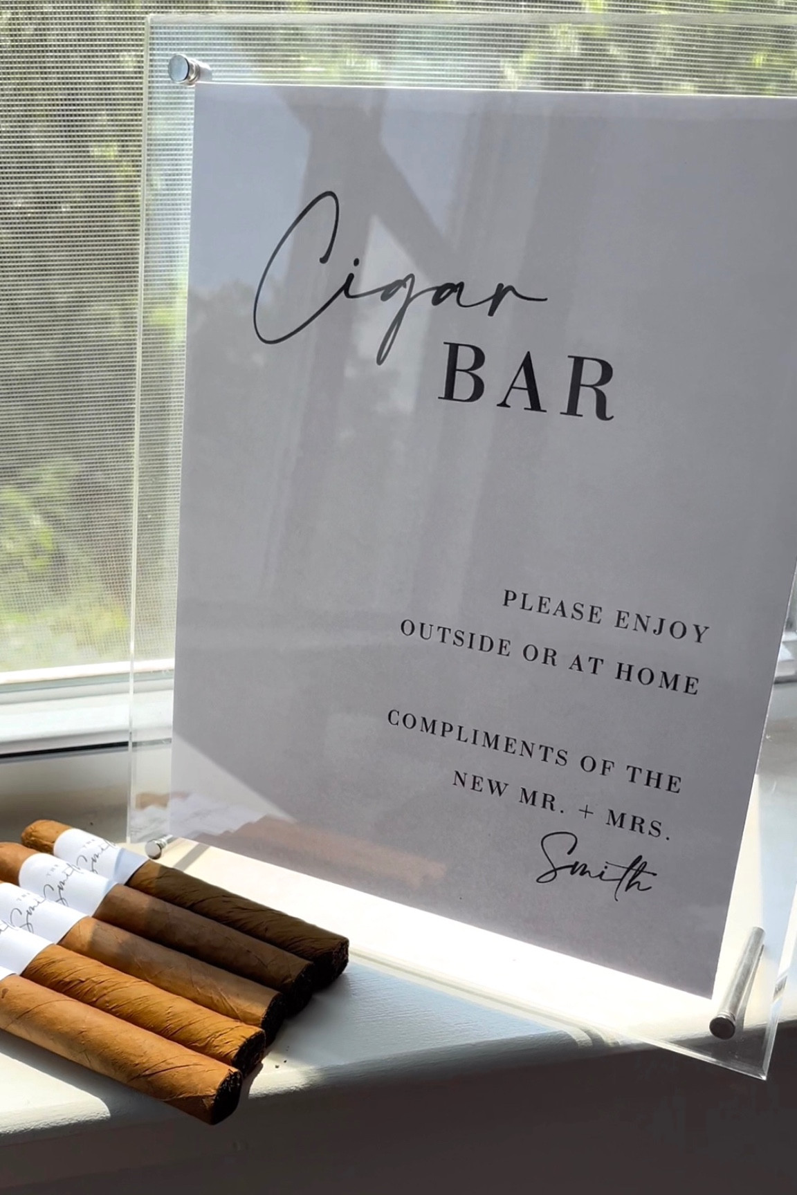DIY Wedding Cigar Bar 🤍

#LTKwedding