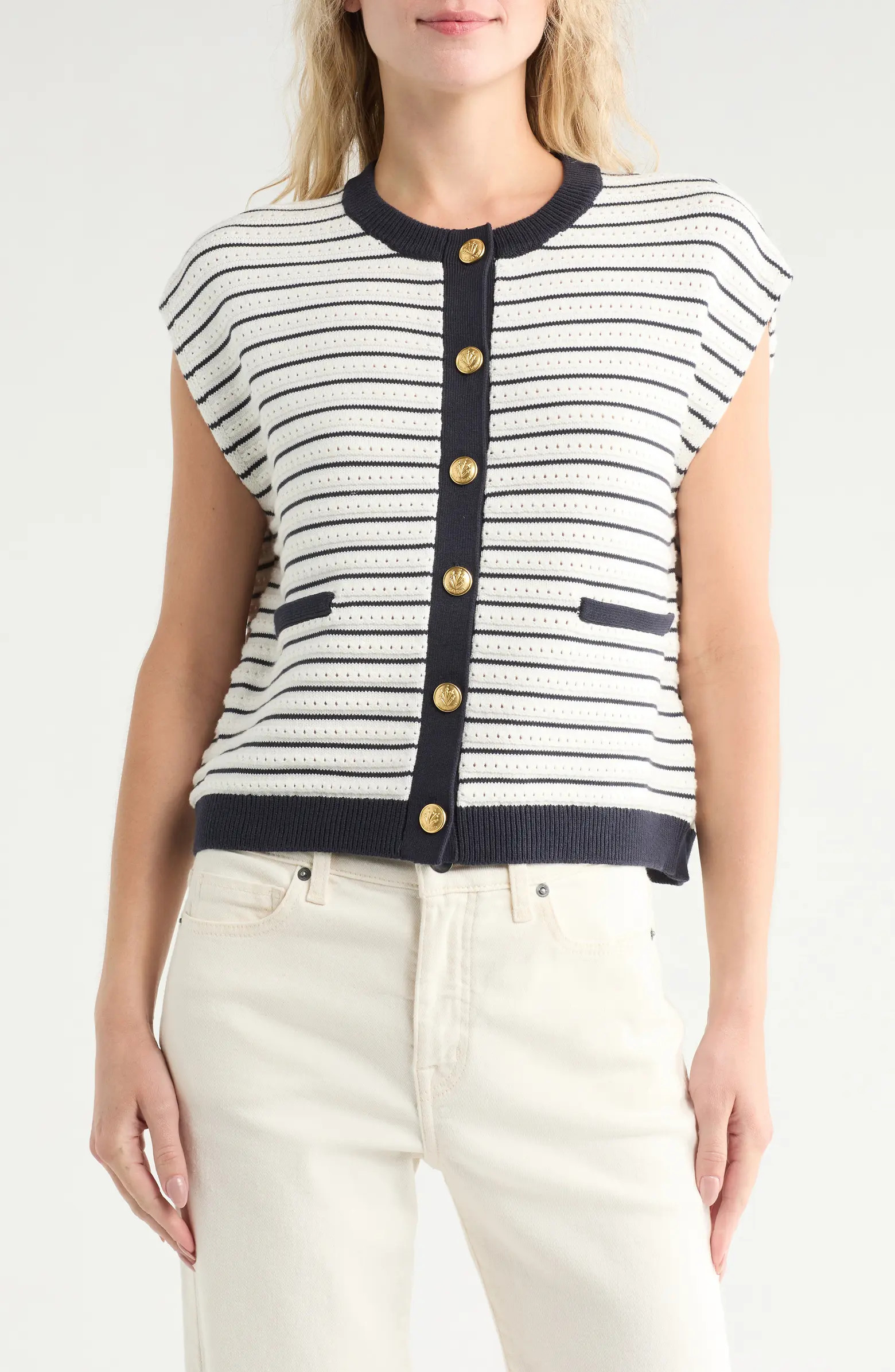 Evelyn Stripe Vest | Nordstrom Rack