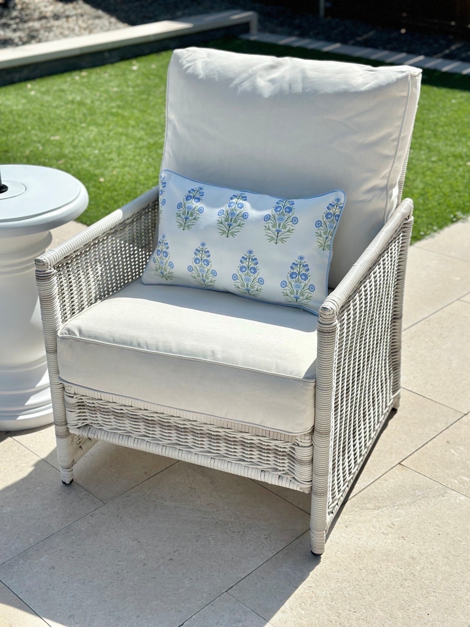 Outdoor furniture on sale! ☀️ look for less Serena and Lily Pacifica chairs patio set neutral furniture