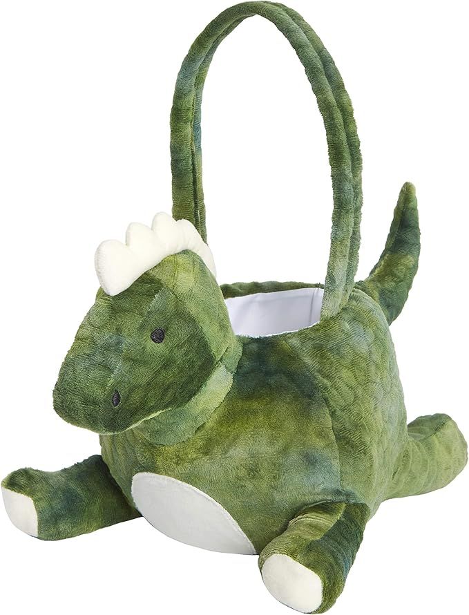 Houwsbaby Dinosaur Easter Basket Plush Spring Egg Tote Bag Carrying Gift Candies Buckets and Eggs... | Amazon (US)