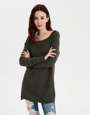 AE Soft Plush Long Sleeve T-Shirt | American Eagle Outfitters (US & CA)