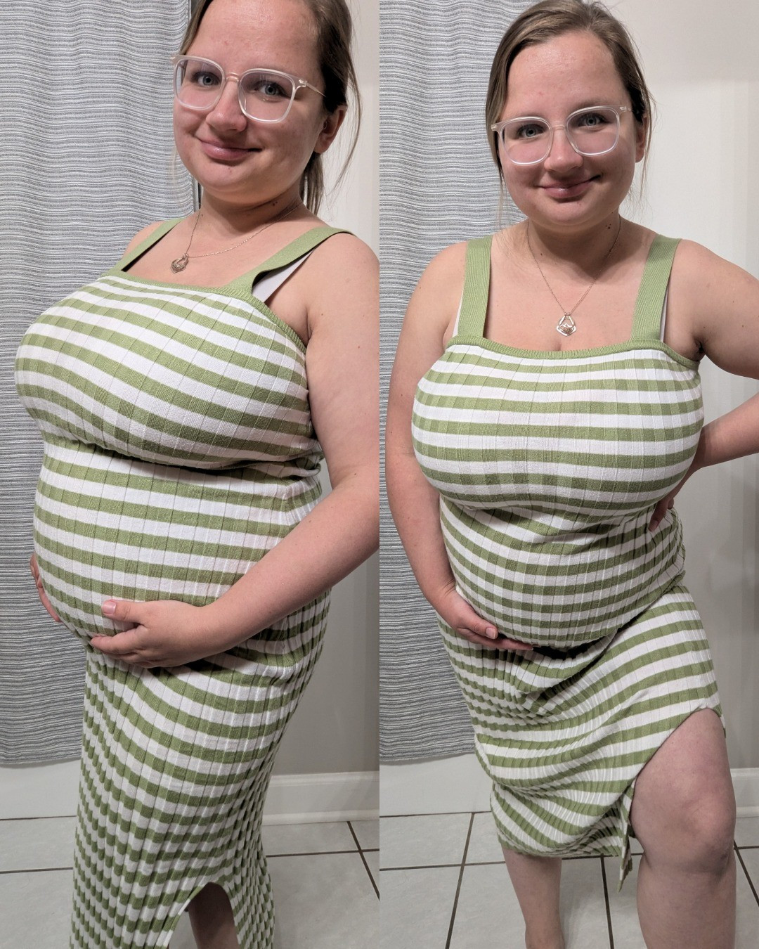I probably could've sized down but I still really liked this one. 

#LTKootd #LTKBump #LTKMidsize