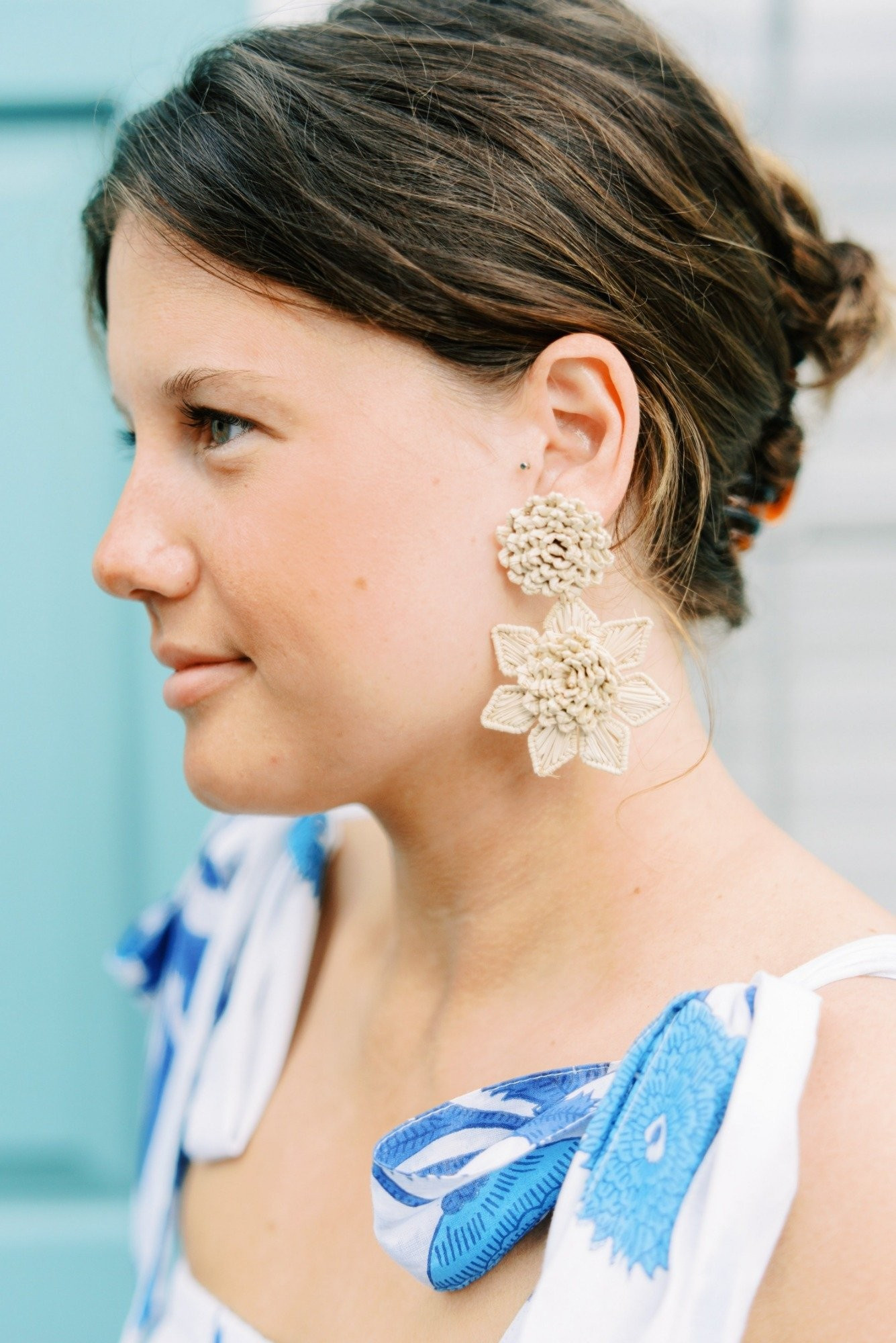 Bellflower Earrings  | Natural | Victoria Dunn 