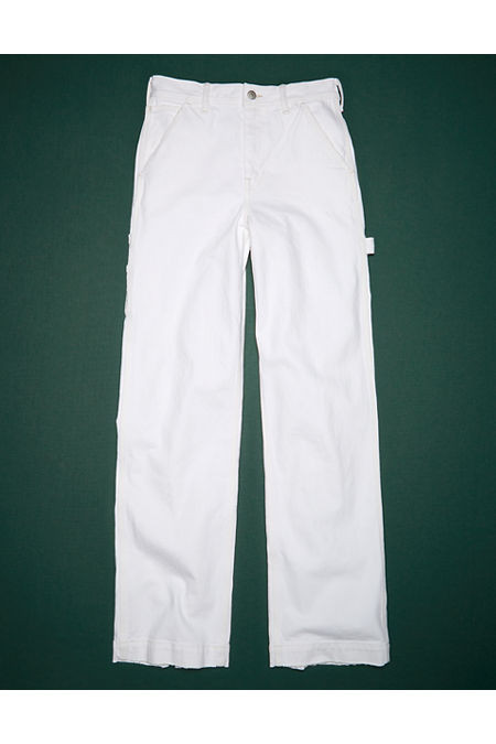 AE77 Premium Stovepipe Carpenter Jean NULL White 14 Regular | American Eagle Outfitters (US & CA)