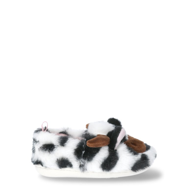 Wonder Nation Baby Girls Farm Animal Slippers, Sizes 2M-6M | Walmart (US)
