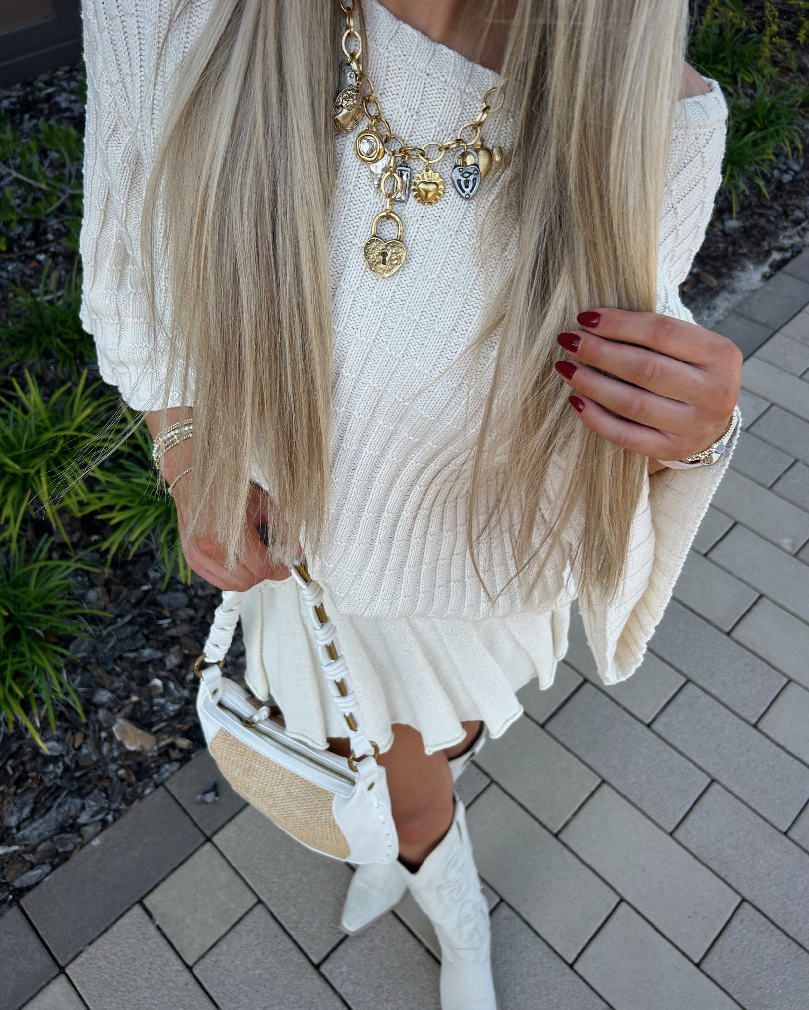 me 🤝🏼 fall weather!!! love this set from free people- wearing a size XS. love how you can mix & match this set with a different top or bottom. linking a similar necklace but mine is from @J.and.A.customdesigns on IG🤍🧸✨

#LTKStyleTip #LTKSeasonal