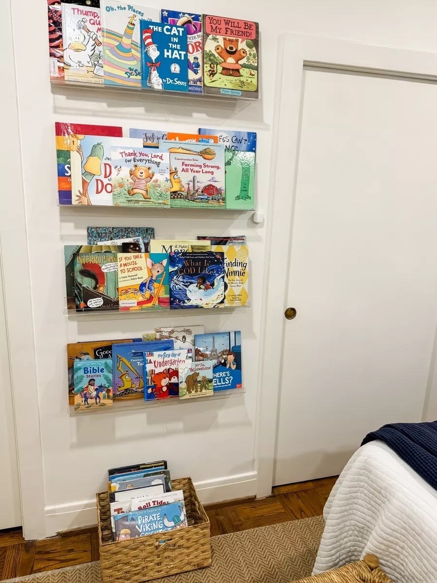 Prime day deal!! I love these floating acrylic shelves because they are so functional! You can stack them along your wall like I did in my bathroom, or put several together to create a longer shelf to display books. They attach directly to the wall, and can securely hold several pounds on each shelf. I love the streamlined look that they provide and how easy they are to clean. They can be used to store makeup and skincare products, books, spices, decor pieces, and so much more. 15% off right now!

Amazon Find, Amazon Must Have, Home Decor Idea, Easy Storage Find, Finds Under $20, storage hack, storage find, floating shelves, shelving idea, storage idea, Amazon storage, bathroom storage, bookshelf, kids bedroom decor, book wall, book decor, home decor, spice rack, small storage shelves

#LTKHome #LTKSaleAlert #LTKKids