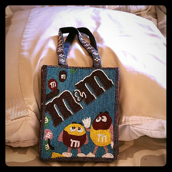 Rare Vintage Hand Beaded M&M Bag | Poshmark