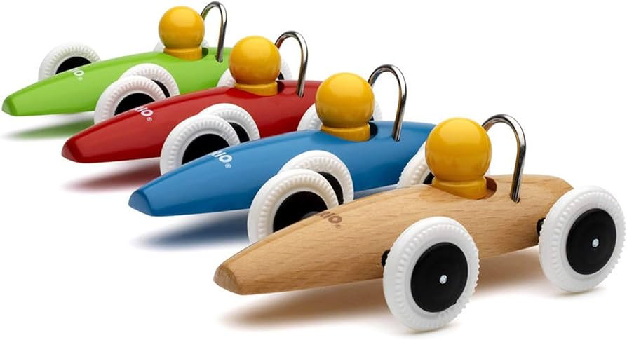 Brio - Wooden Toy - Racing Cars - Random Colour | Amazon (US)