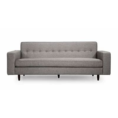 Mickey Mid Century Modern Sofa Upholstery: Deco Grey | Wayfair North America