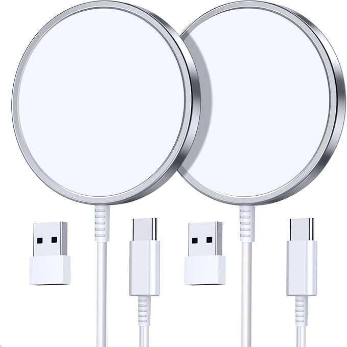 2 Pack Magnetic Wireless Charger for iPhone 16 Pro Max/16 Pro/16 Plus/16/15/15 Pro/15 Plus/15 Pro... | Amazon (US)