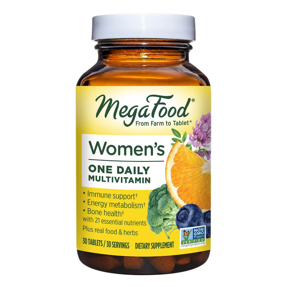 MegaFood Womens Multivitamin, Multivitamin for Women, Iron, Immune Support, Vegetarian Tablet - 3... | Target