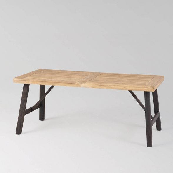 Borocay Rectangle Acacia Dining Table - Christopher Knight Home | Target
