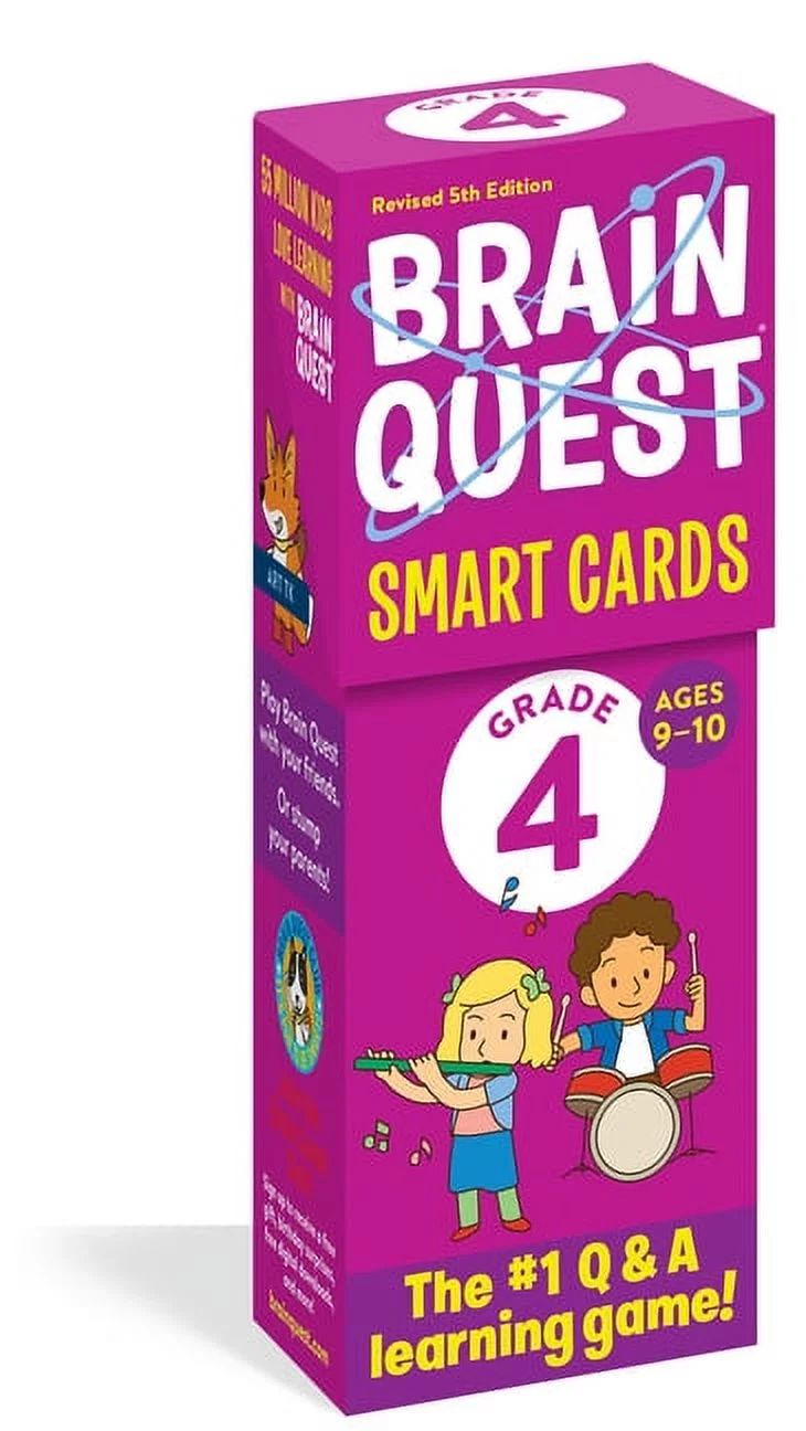 Brain Quest Smart Cards: Brain Quest 4th Grade Smart Cards Revised 5th Edition (Edition 5) (Cards... | Walmart (US)