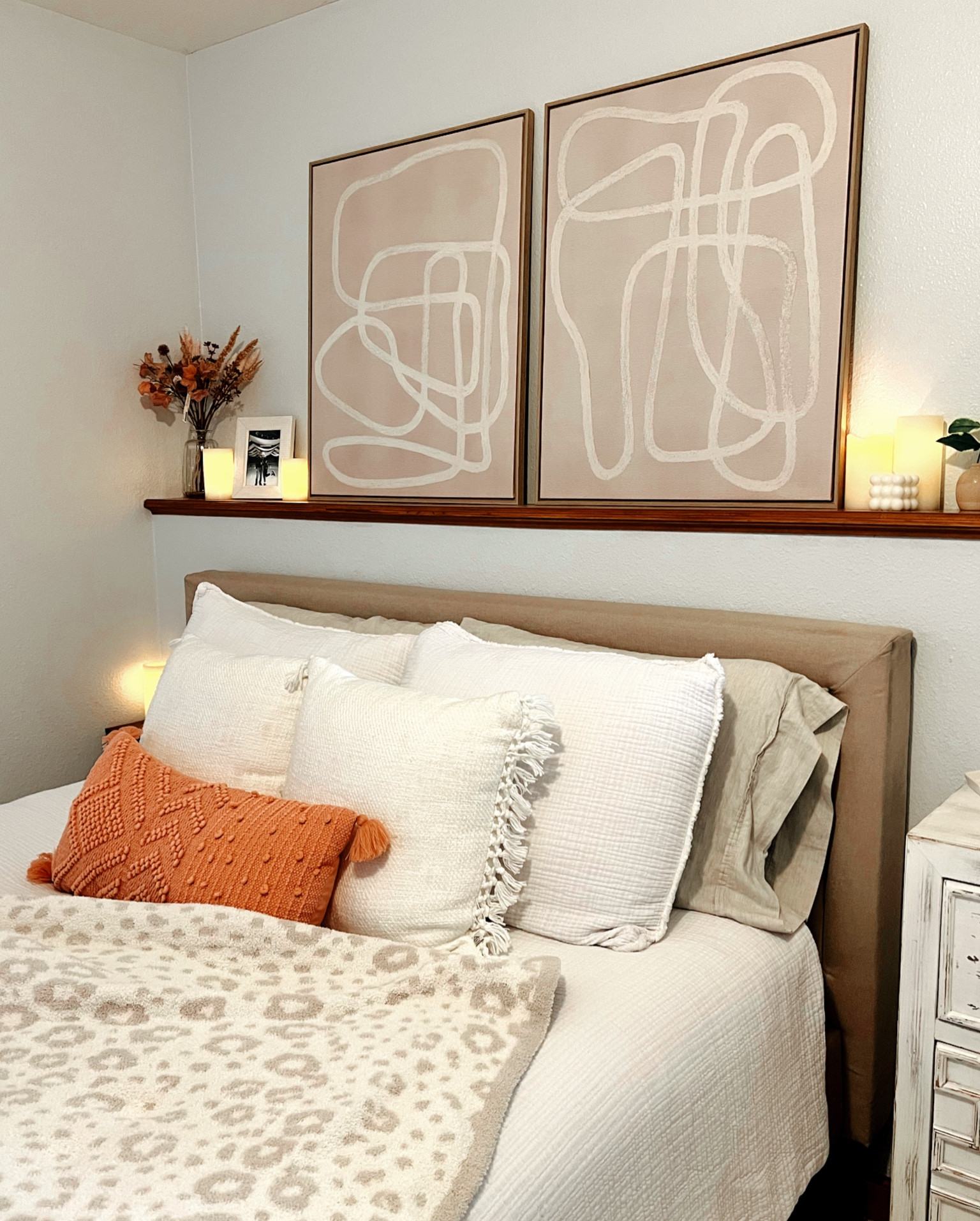 Neutral bedroom decor! Love how cozy my bed is especially for Fall and Winter  

#LTKSeasonal #LTKhome