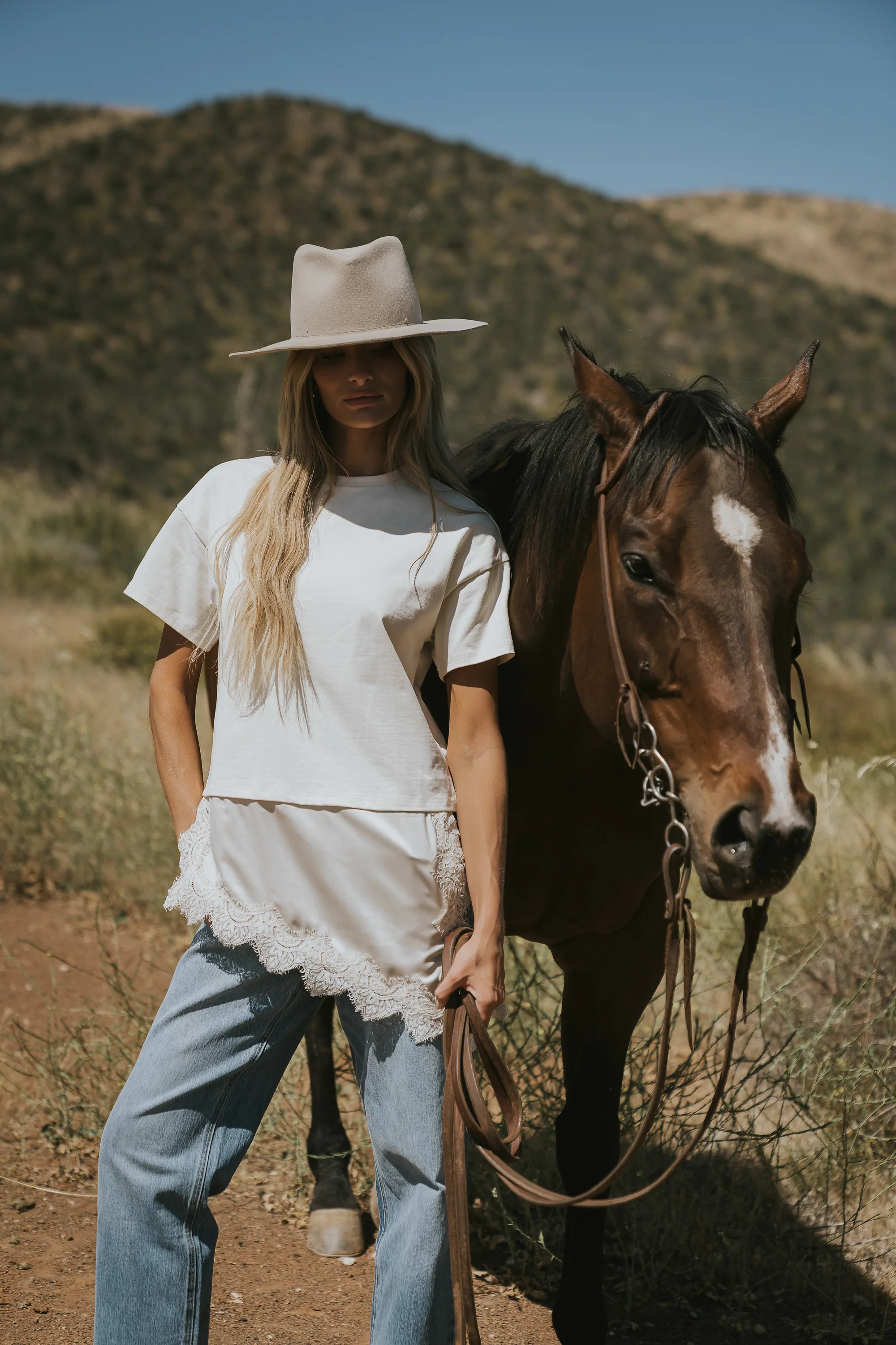 Mika Combination Top in Cream | Böhme US
