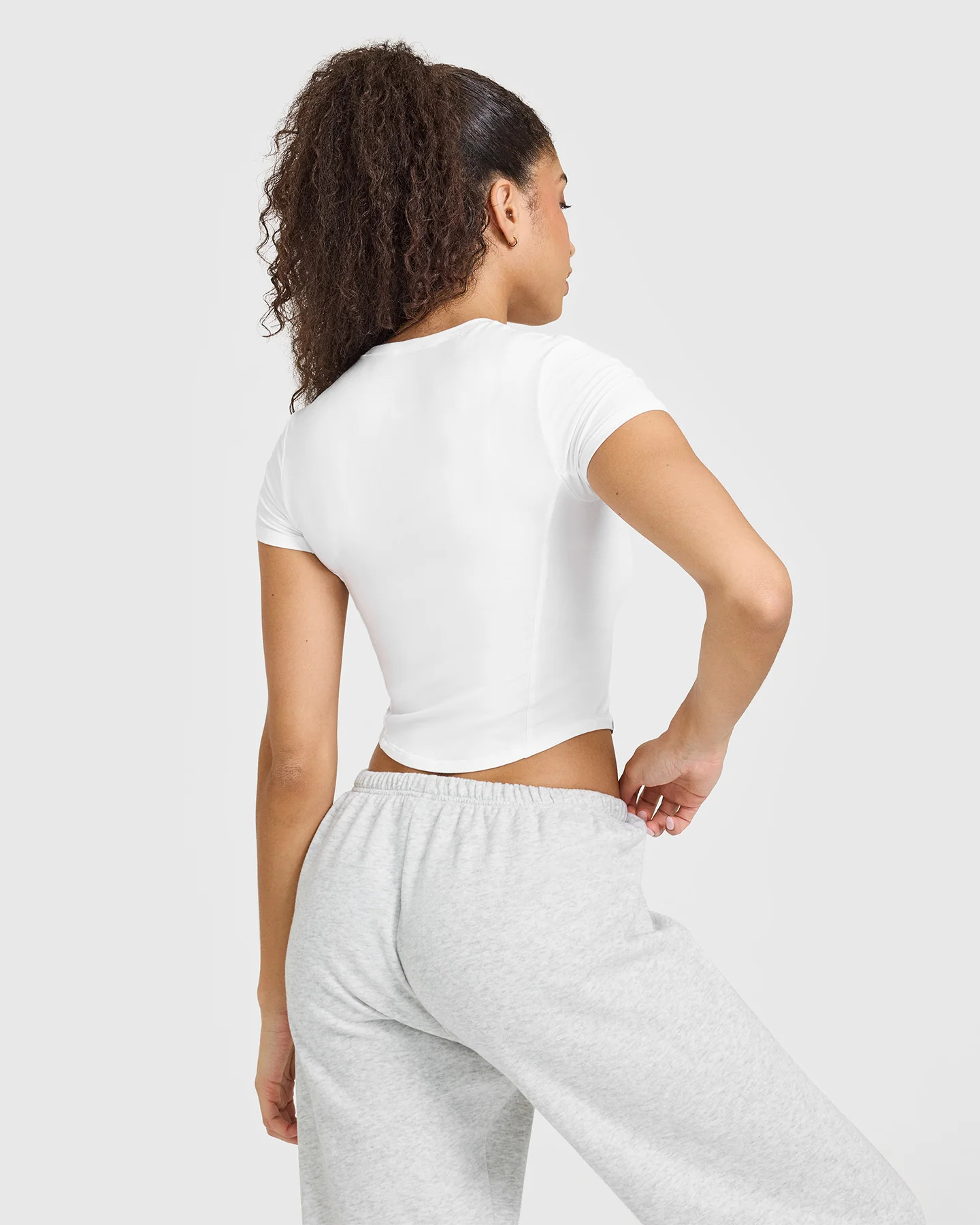 Mellow™ Soft Mid Short Sleeve T-Shirt 
 White | Oner Active (UK / US)