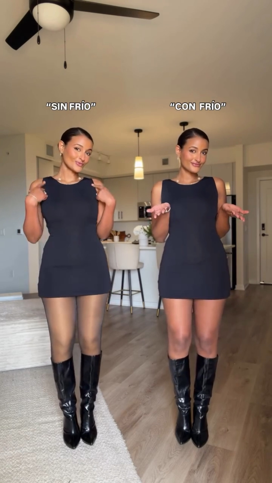 así se ve un mini vestido en verano y luego en invierno😮‍💨
comenta “SHOP” y te envié el link de las medias que uso para no pasar frío😍✨