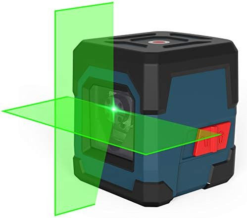Laser Level, RockSeed 50 Feet Cross Line Laser with Self-Leveling, Vertical and Horizontal Line, Rot | Amazon (US)