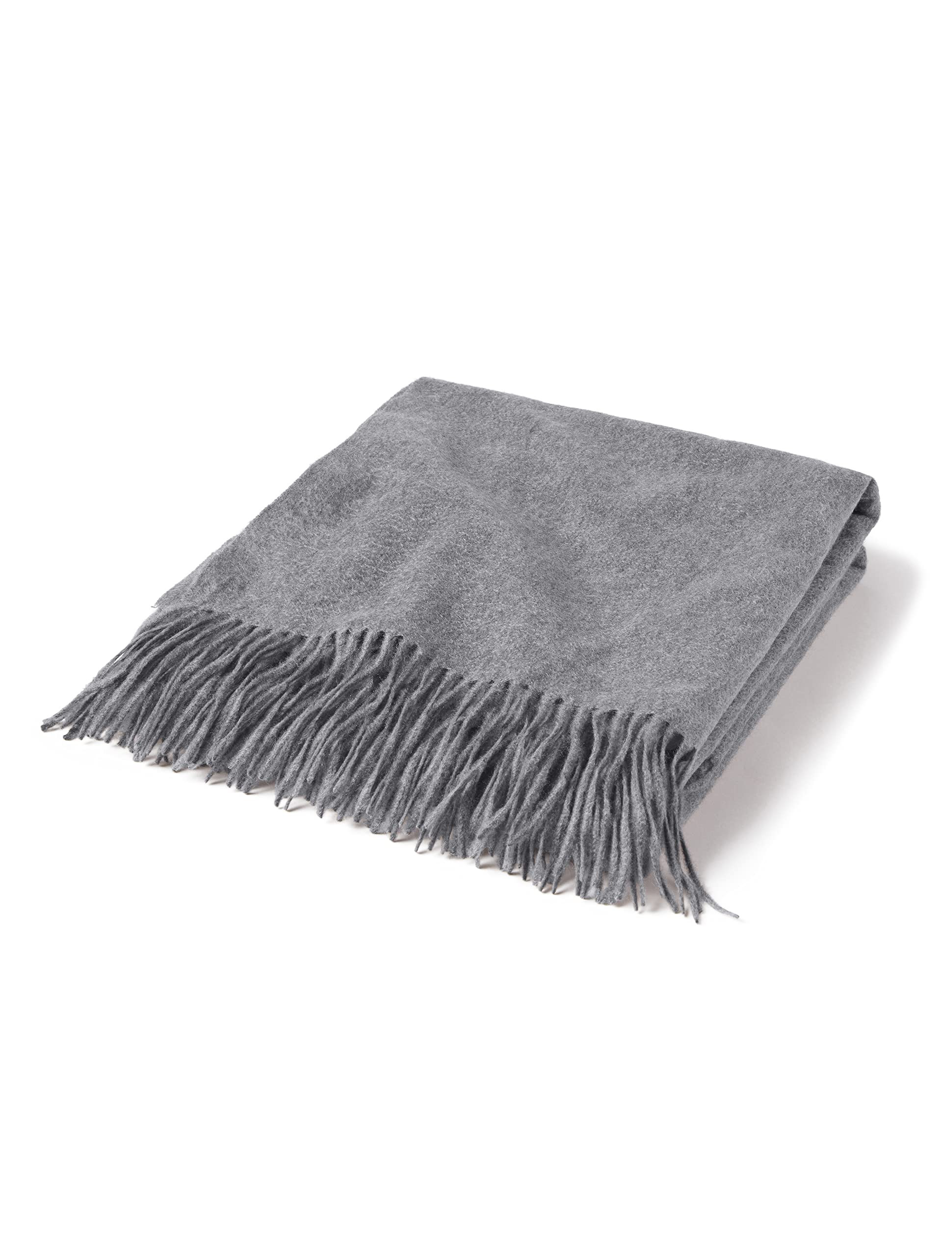 State Cashmere Home Throw Blanket with Decorative Fringe 100% Pure Cashmere Ultra Soft Accent Bla... | Amazon (US)