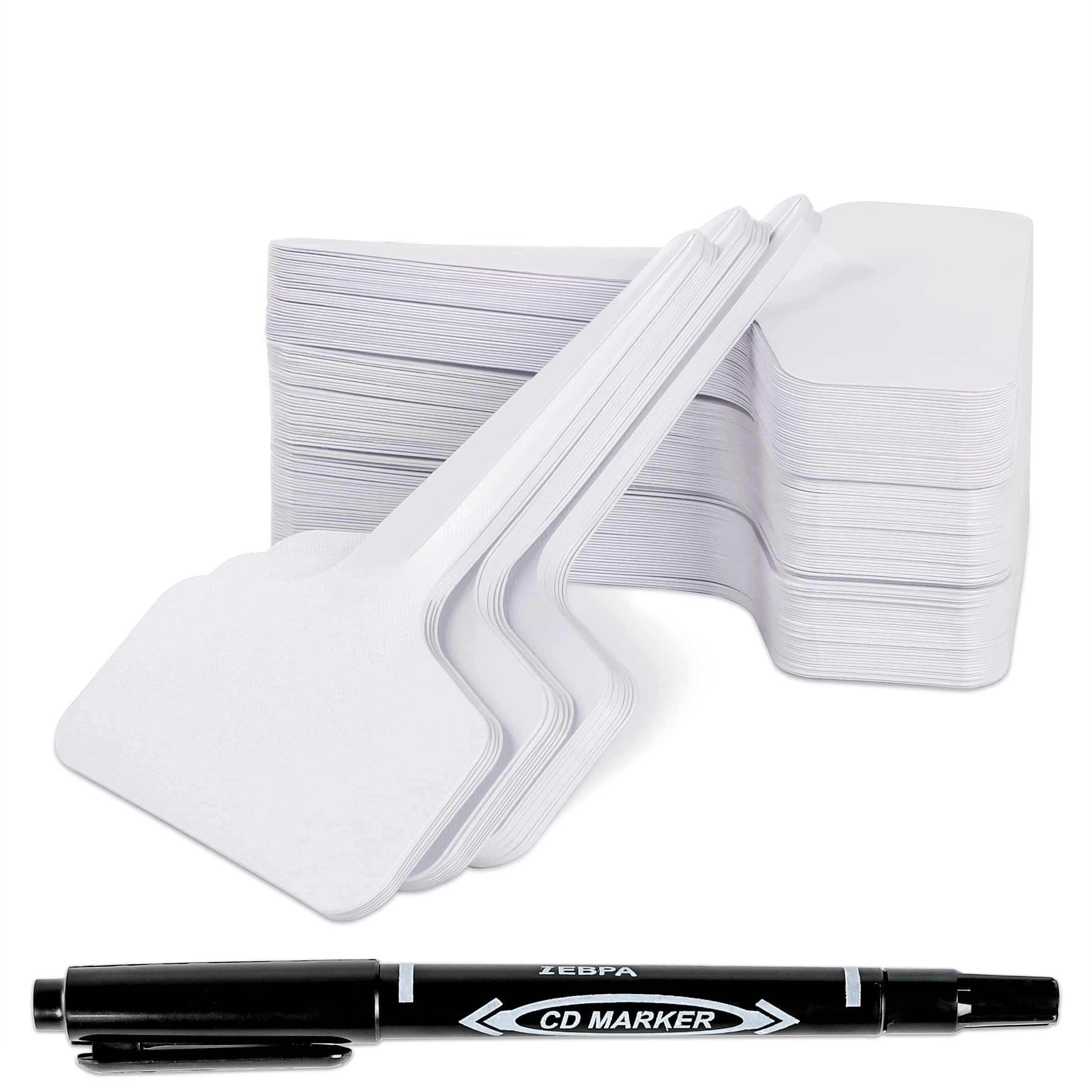 Plant Labels 200Pcs 4 InchT-Type Plant Name Tags Garden Seed Labels Markers Plastic Tag for Outdo... | Amazon (US)