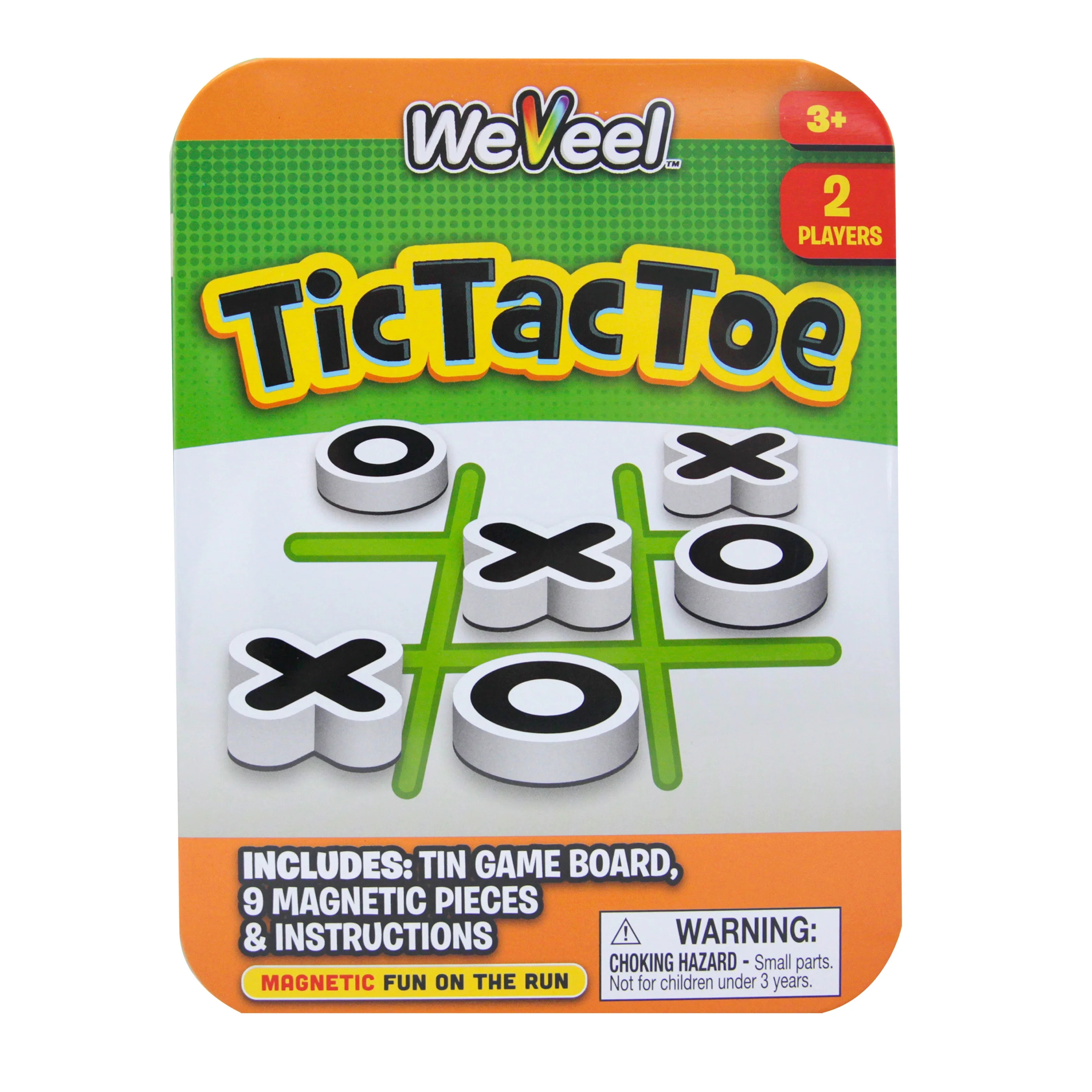 Magnetic Tic Tac Toe Tin Game by WeVeel - Ages 3+ - Birthday Party Favors | Walmart (US)