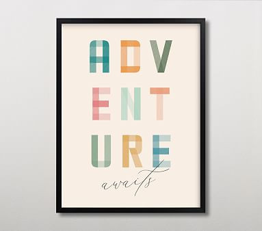 Minted® Adventure Lies Ahead Wall Art by Brandy Folse | Pottery Barn Kids | Pottery Barn Kids