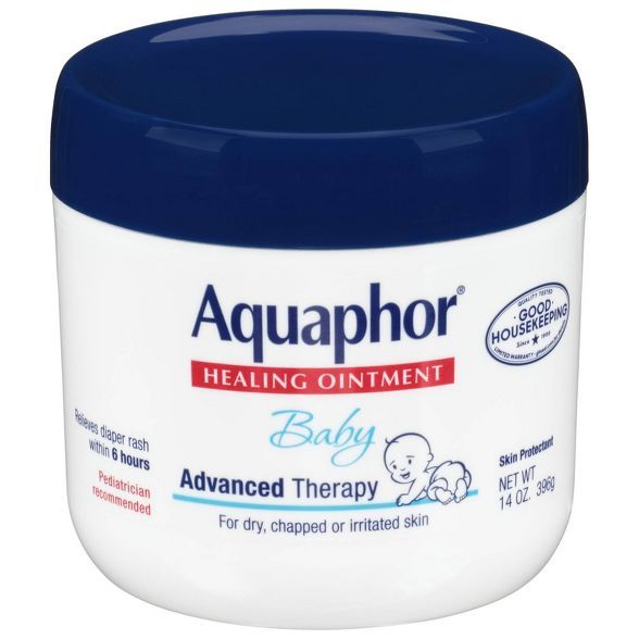 Aquaphor Baby Healing Ointment - Advanced Therapy to Help Heal Diaper Rash and Chapped Skin - 14o... | Target