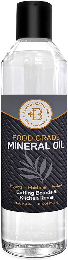 Food Grade Mineral Oil - Cutting Board Oil, Butcher Block Oil to Maintain Cutting Board, Wood Cut... | Amazon (US)